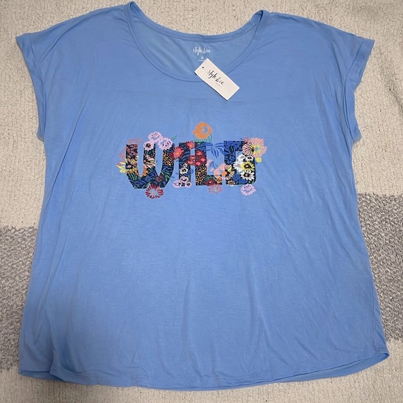 Style & Co. Tops - NWT- Style & Co. - 1X. Graphic Tee